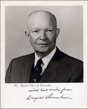 Lot #123 Harry S. Truman and Dwight D. Eisenhower - Image 1
