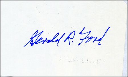 Lot #88 Richard Nixon and Gerald Ford - Image 1