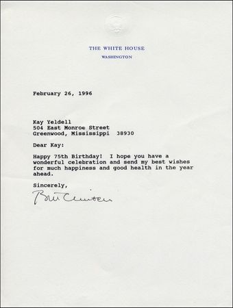 Lot #28 Bill Clinton