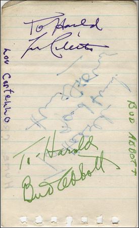 Lot #981 Abbott and Costello - Image 2