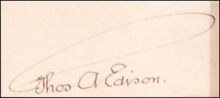 Lot #203 Thomas Edison - Image 1