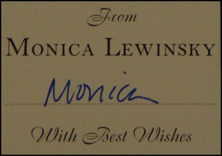 Lot #25 Bill Clinton and Monica Lewinsky - Image 2
