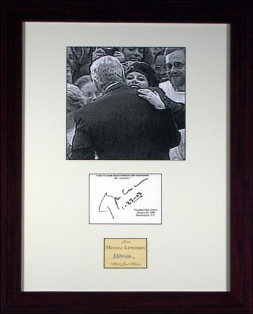 Lot #25 Bill Clinton and Monica Lewinsky - Image 3
