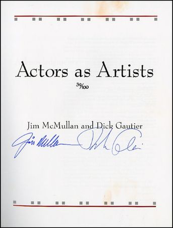 Lot #1004 Actors As Artists - Image 1