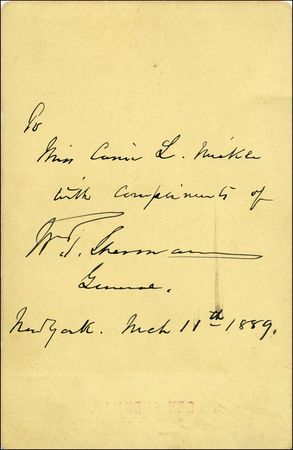 Lot #472 William T. Sherman - Image 1