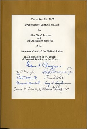 Lot #321 Supreme Court Justices - Image 1
