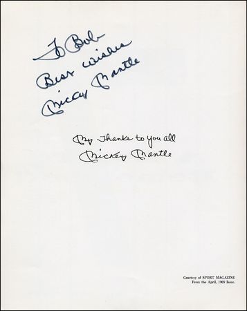 Lot #1944 Mickey Mantle - Image 1