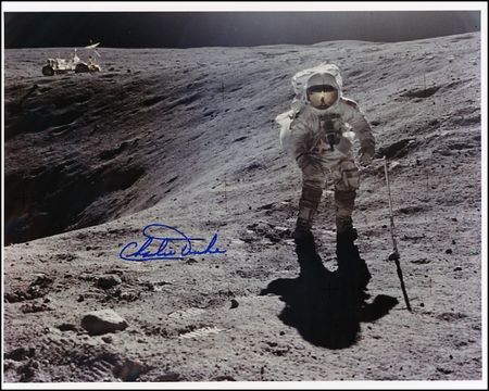 Lot #525 Gene Cernan and Charlie Duke - Image 1