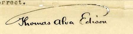 Lot #209 Thomas Edison - Image 1