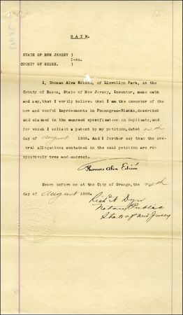 Lot #209 Thomas Edison - Image 2
