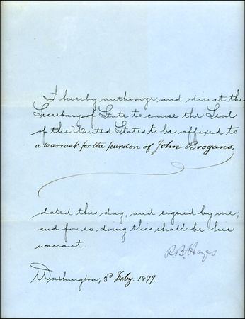 Lot #63 Rutherford B. Hayes - Image 2