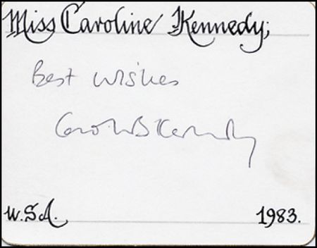 Lot #78 Jacqueline and Caroline Kennedy - Image 1