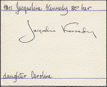 Lot #78 Jacqueline and Caroline Kennedy - Image 2