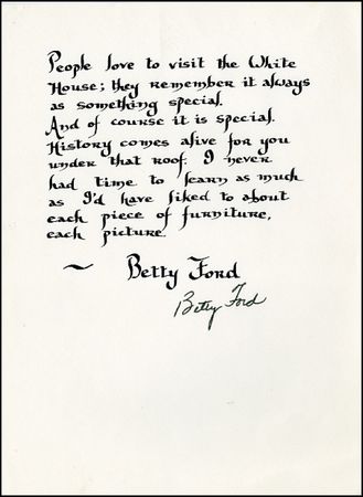 Lot #56 Gerald and Betty Ford - Image 1
