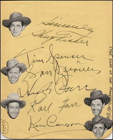 Lot #906 Bob Nolan and The Sons of the Pioneers - Image 2