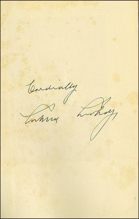 Lot #38 Calvin Coolidge and Herbert Hoover