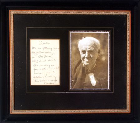 Lot #210 Thomas Edison - Image 2