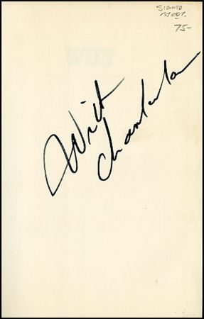 Lot #1889 Wilt Chamberlain - Image 1