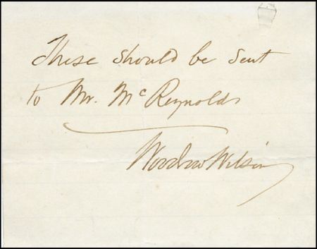 Lot #145 Woodrow and Edith Wilson - Image 1