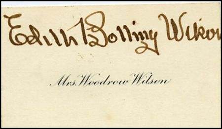 Lot #145 Woodrow and Edith Wilson - Image 2