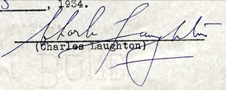 Lot #1414 Charles Laughton - Image 1