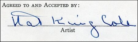 Lot #722 Nat King Cole - Image 1