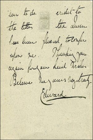 Lot #215 Jack the Ripper: Albert Victor - Image 1