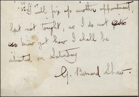 Lot #594 George Bernard Shaw - Image 1