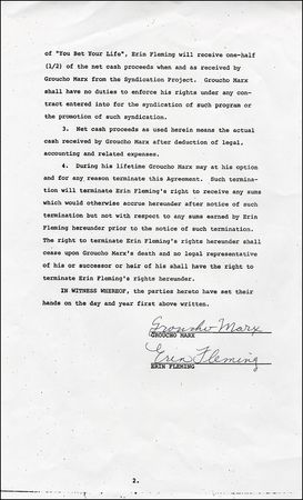 Lot #1469 Groucho Marx - Image 3