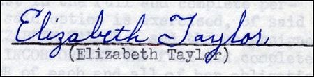 Lot #1703 Elizabeth Taylor - Image 1