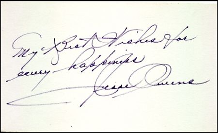 Lot #1965 Jesse Owens - Image 1