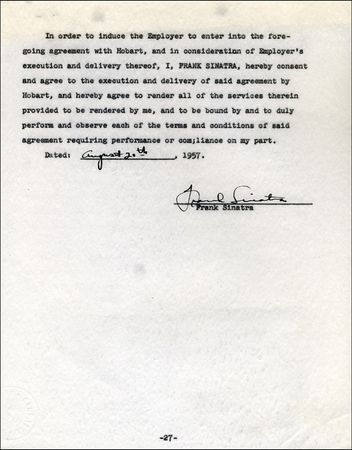 Lot #887 Frank Sinatra - Image 2