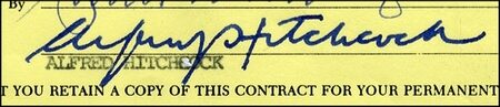 Lot #1334 Alfred Hitchcock - Image 1