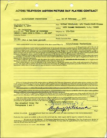 Lot #1334 Alfred Hitchcock - Image 2