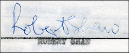 Lot #1642 Robert Shaw - Image 1
