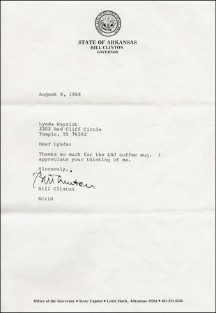Lot #26 Bill Clinton