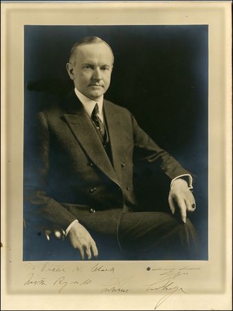 Lot #28 Calvin Coolidge