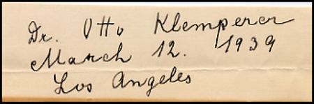 Lot #847 Eugene Ormandy and Otto Klemperer - Image 2
