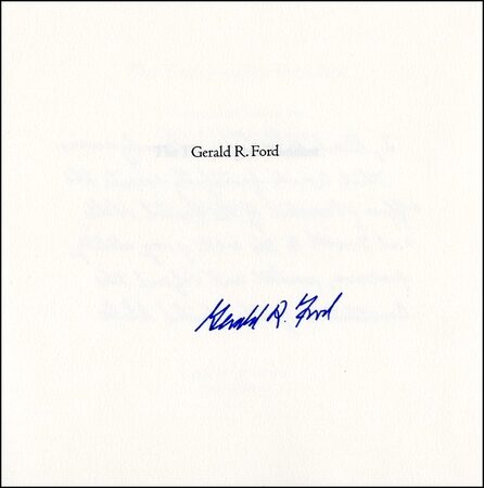 Lot #46 Gerald Ford - Image 1