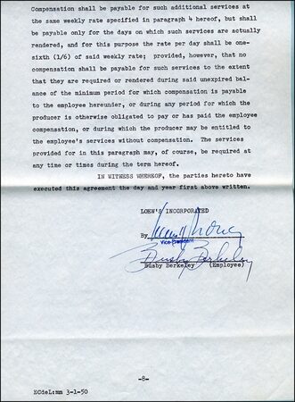Lot #1043 Busby Berkeley - Image 2