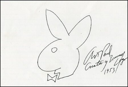 Lot #1566 Playboy: Hefner and Paul - Image 1
