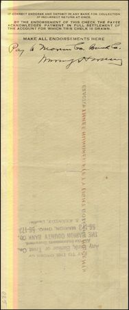 Lot #54 Warren G. Harding - Image 2