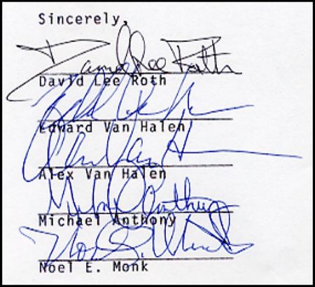 Lot #922 Van Halen - Image 1