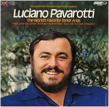 Lot #850 Luciano Pavarotti - Image 1