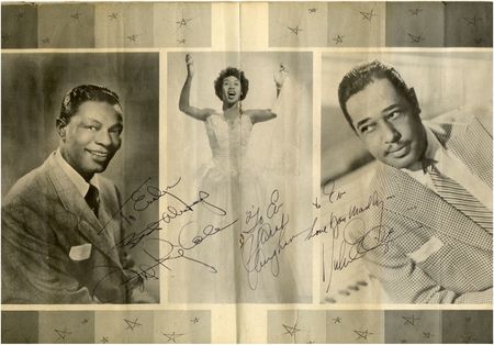 Lot #725 Nat King Cole, Duke Ellington and Sarah Vaughan - Image 2