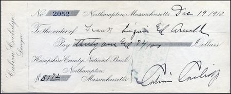 Lot #30 Calvin Coolidge