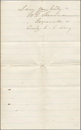 Lot #427 William T. Sherman - Image 3
