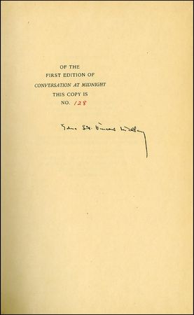 Lot #567 Edna St. Vincent Millay - Image 1