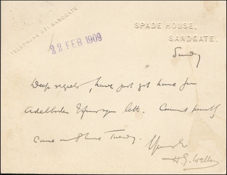 Lot #610 H. G. Wells - Image 1