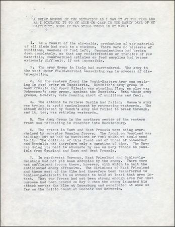 Lot #334 Karl Dönitz - Image 2